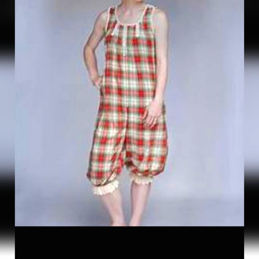 April Cornell vtg. 90s Camaloon Romper